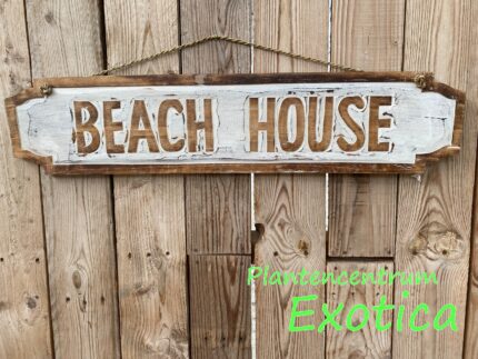 Décoration murale "Beach House" (Bois 80cm)